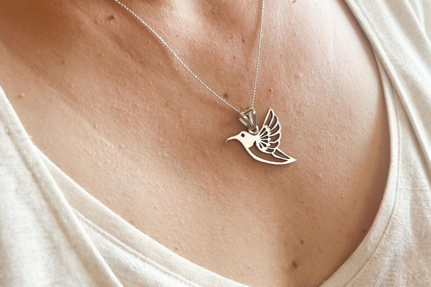 Colgante Colibrí - Plata 950