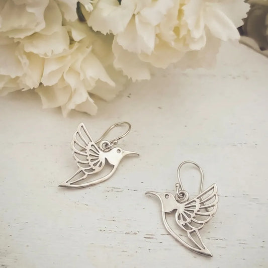 Aros Colibrí en Plata 950 | Resiliencia y Energía Natural