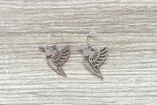 Aros Colibrí - Plata 950