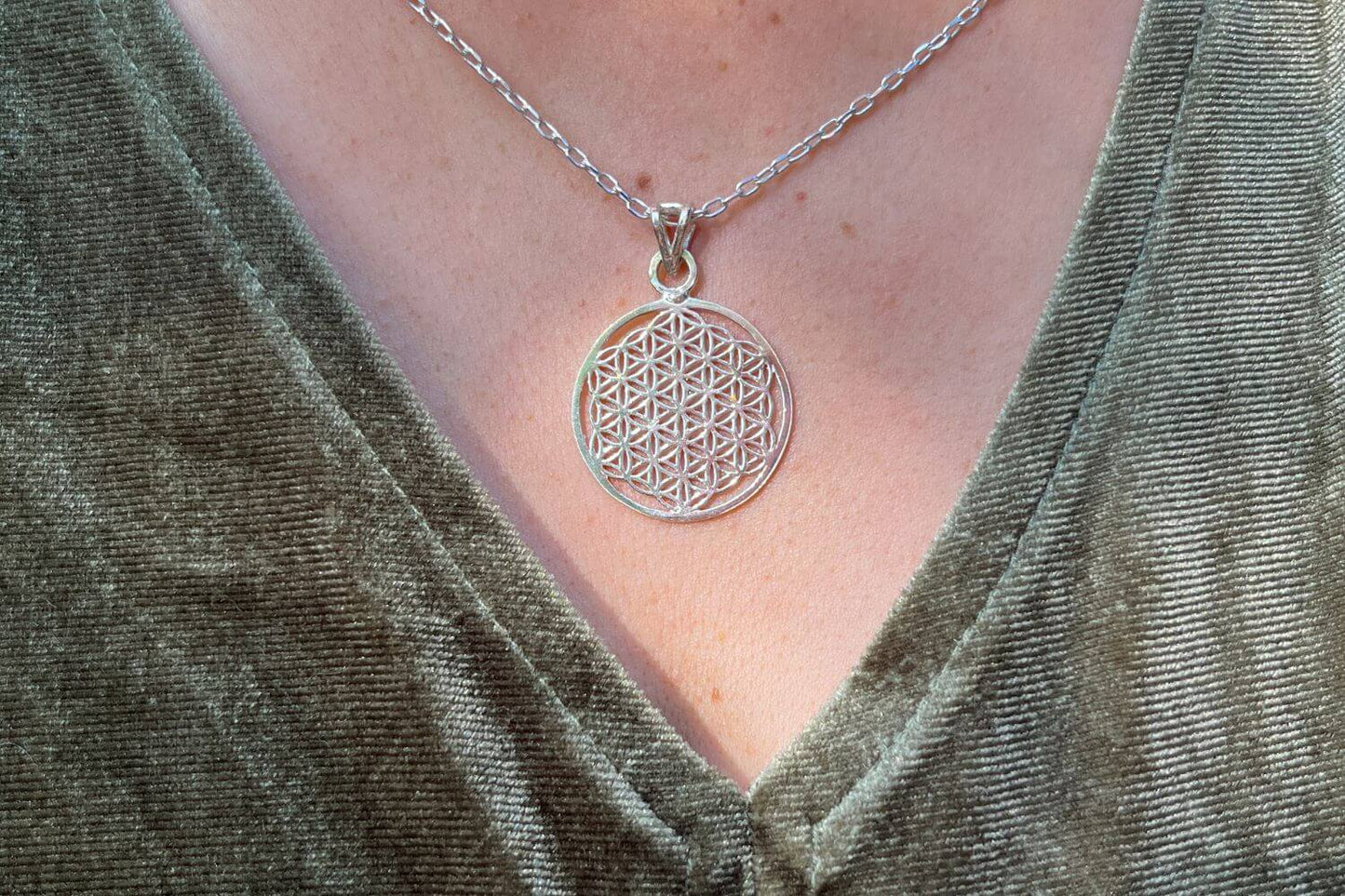 Colgante Flor de la vida