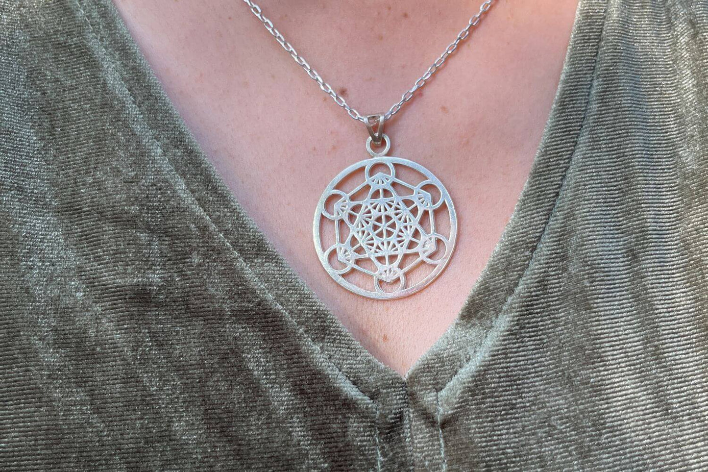 Cubo de Metatrón - Plata 950